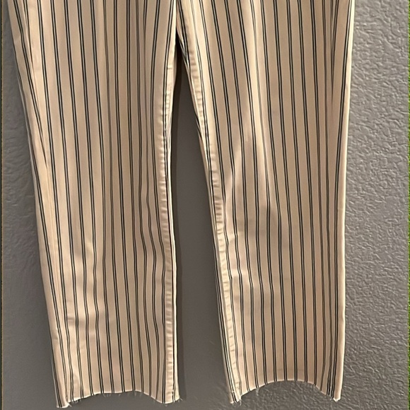 Joe's Jeans Light Yellow Blue Vertical Striped "Slim Fit" Pants Size 27 - Picture 3 of 7